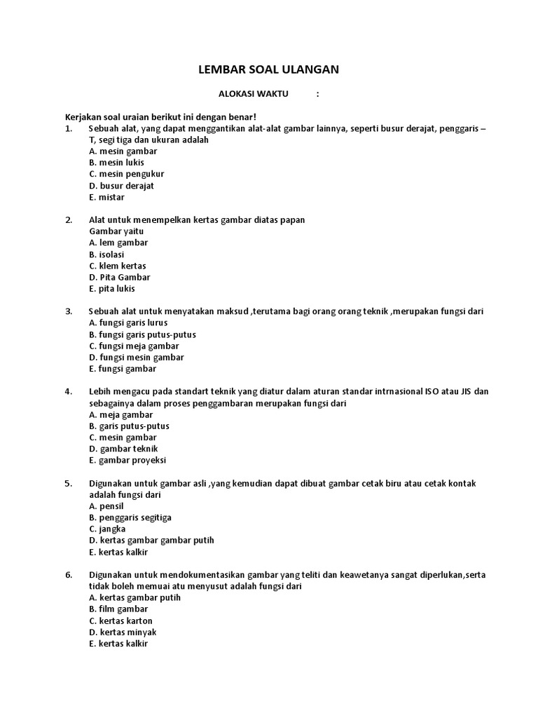 Soal Pdf