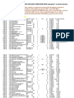 programarea restantelor februarie 2020