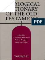 Theological Dictionary of the Old Testament Volume XI