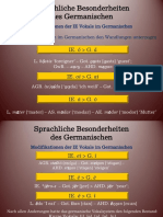 GDDS Vorlesung 2. Sprachliche Besonderheiten Des Germanischen