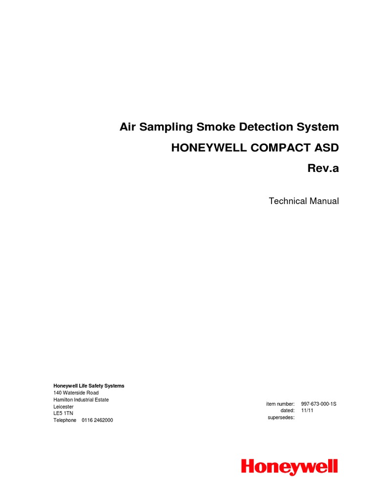 COMPACT ASD Technical Manual PDF | PDF | Honeywell | Waste Management