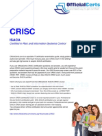 CRISC Sample Paper PDF