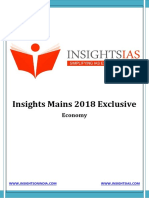 Insights 2018 Mains Exclusive Economy PDF