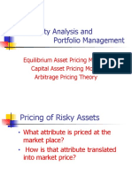 Security Analysis and Portfolio Management