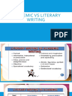 Academic vs Literary Writing: Key Differences