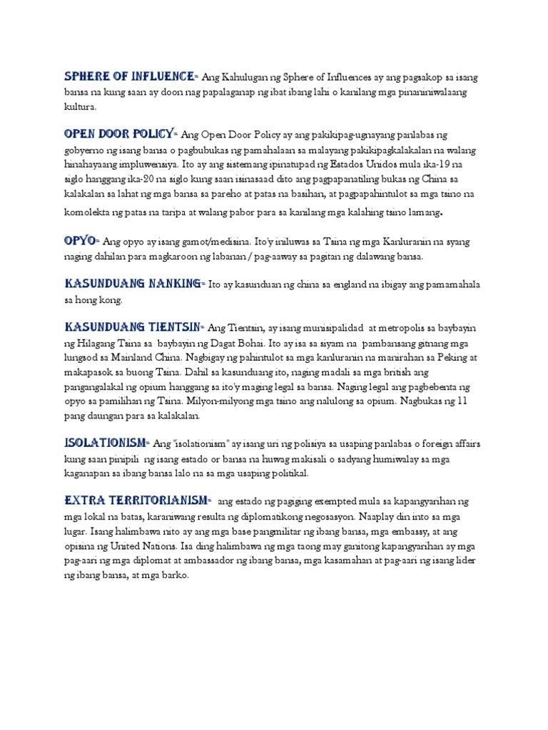 Sphere of Influence | PDF