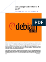 Cara Install Dan Konfigurasi DNS Server Di Debian 9