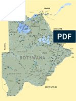 Botswana Map