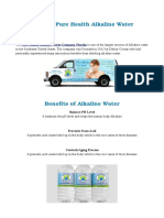 Pure Health Alkaline Water Delivery Company Florida