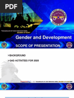 GAD ACTIVITIES 2020 PPT - PPT Final