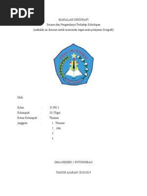 Print Makalah Tentang Seisme Dan Pengaruhnya Terhadap Kehidupan Doc