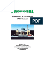 Proposal Masjid Darussalam 2020