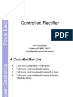 Controlled Rectifier: Power Electronics