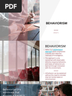 Behaviorism PDF