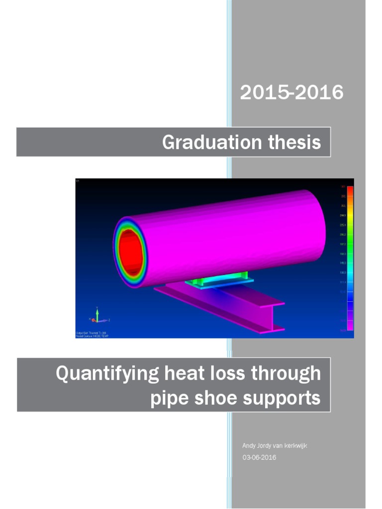 Heat Loss in Pipe Shoe Supports | PDF | Thermal Insulation | Heat Transfer