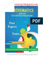 8th Class Math Test Notes.pdf