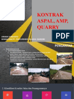 Kontrak Aspal AMP Quarry