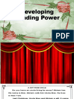 Developing Reading Power Powerpoint