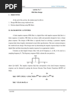 ECE515FL - Activity7 (FIR Filter Design)