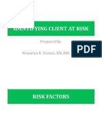 Identifying Client at Risk