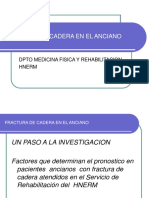 Fractura cadera anciano: factores pronóstico