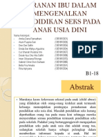 Peranan Ibu Dalam Mengenalkan Pendidikan Seks Pada Anak