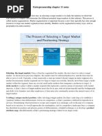 Entrepreneurship chapter 11 notes