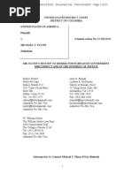Mike Flynn - Motion To Dismiss