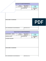 Formatos de Mantenimiento