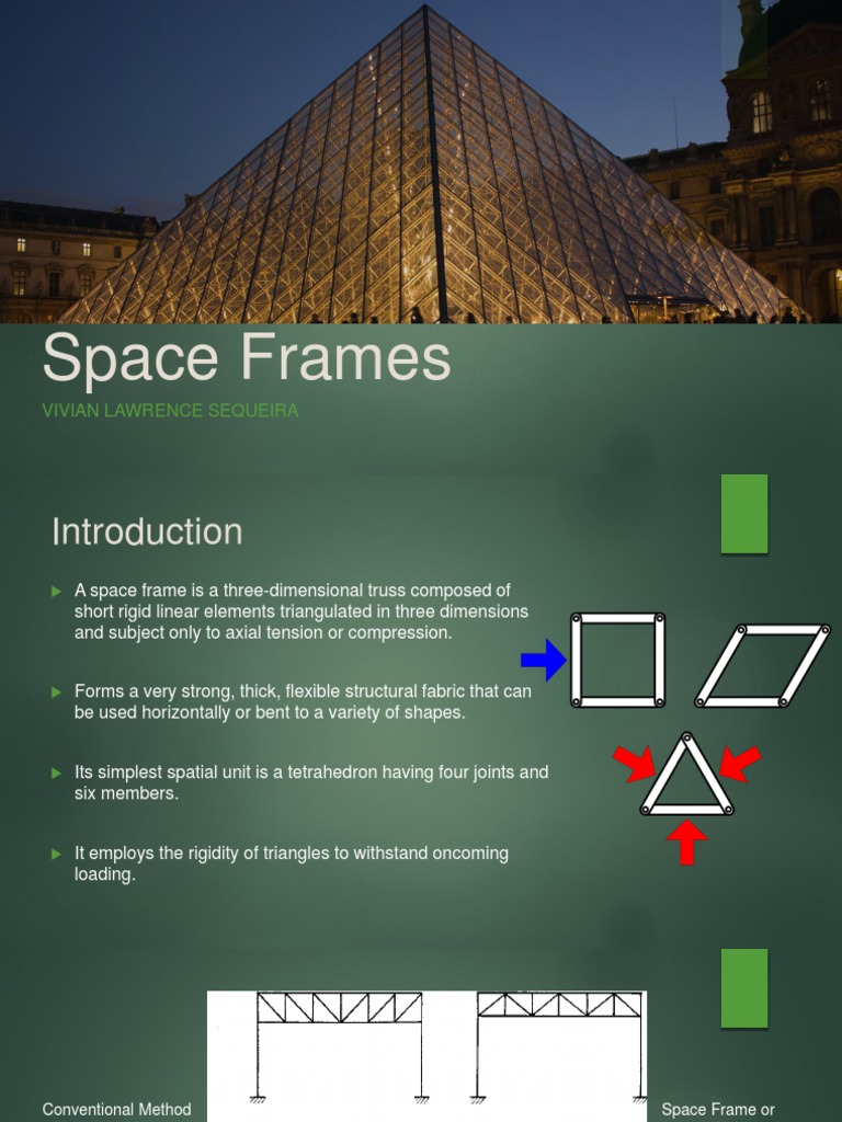 Overview of Space Frame Structures | PDF | Truss | Civil Engineering