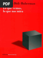 Georges Didi-Huberman - Lo Que Vemos Lo Que Nos Mira | PDF ...