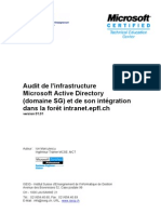 Audit de l'Infrastructure Microsoft Active Directory (Domaine SG) Et ...