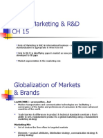 Global Marketing &amp; R&amp;D