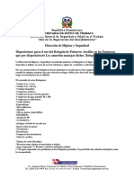 Recomendaciones para botiquines de primeros auxilios