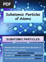 Subatomic Particles of Atoms