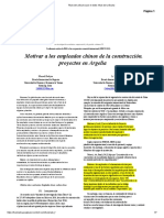 Motivar A Los Empleados Chinos de La Construcción - Proyectos en Argelia