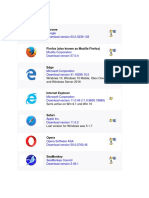 Download Major Browser Versions - Chrome, Firefox, Edge, Safari and More