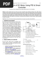 Speed Control of DC Motor Using PID Smart Controller