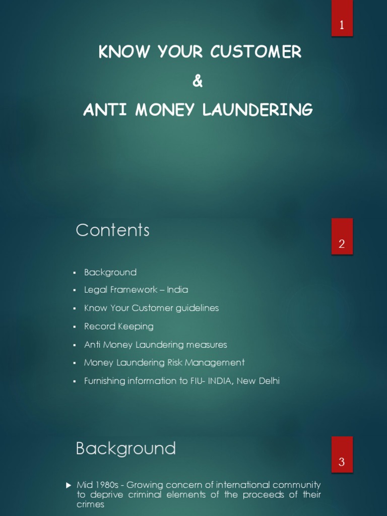 Kyc & Aml | Download Free PDF | Financial Action Task Force On Money ...