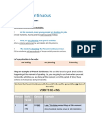 Present Continuous - Quantifiers