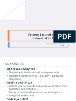 S1 Pristup I Metode Pretrage Oftalmoloških Bolesnika