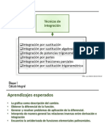 Técnicas de integración para funciones elementales