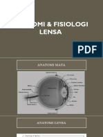 Anatomi & Fisiologi Lensa