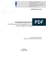 Amanda Wanis - CIdades Criativas, a construção de um ideário e sua influência na cidade do Rio de Janeiro