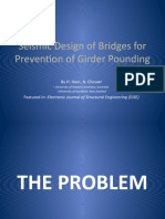 Seismic Design of Bridges For Prevention of Girder Pounding