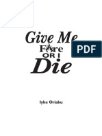 Give Fire Book