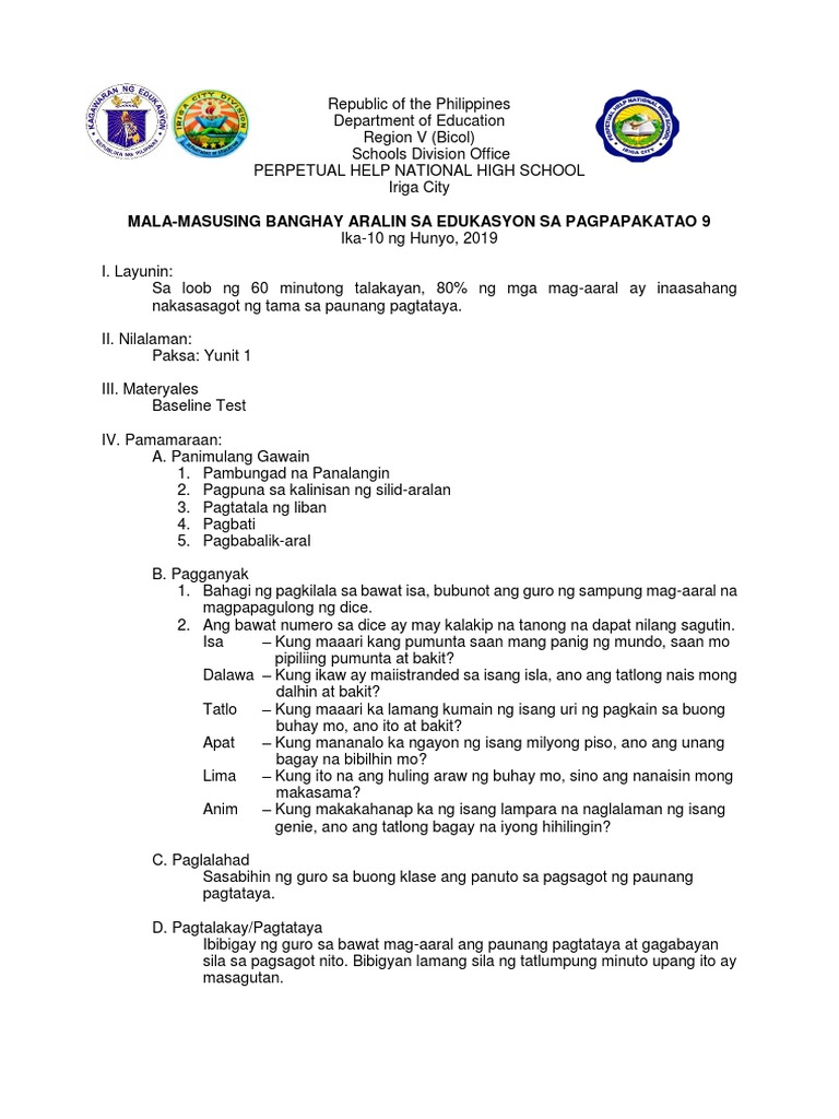 LP ESP 9 (June 10, 2019) | PDF