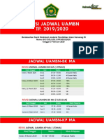 Revisi Jadwal UAMBN 2019-2020