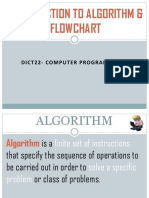 Introduction To Algorithm & Flowchart - L1