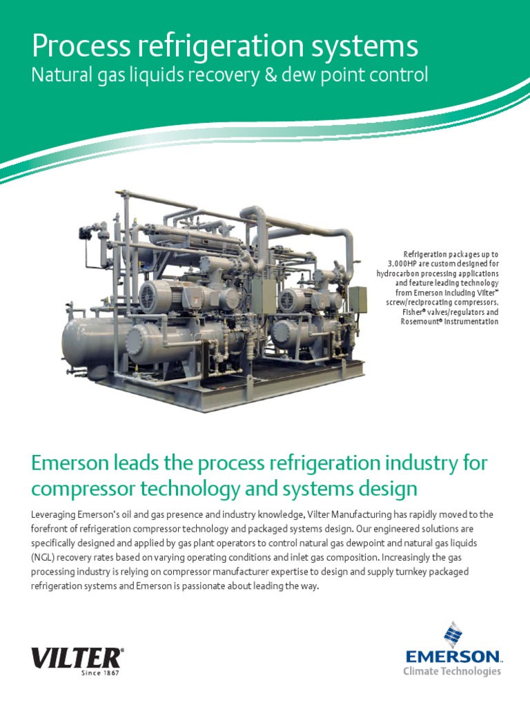 Process Refrigeration Systems PDF Refrigeration Propane